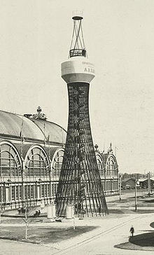 Hyperboloidal tower in Nizhny Novgorod by Shukhov, 1898