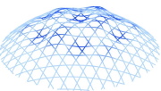 Buckling of a spherical gridshell with a Kagome grid configuration