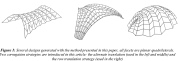 Doubly curved thin-walled structures with folded facet construction