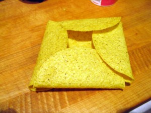 Heat taco shells that don't collapse!