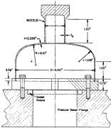 An axisymmetric elastic-plastic torispherical pressure vessel that buckles under uniform external pressure