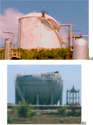 Buckling of large steel tanks