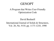 GENOPT was created in 1990