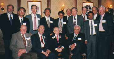 Nicholas Hoff with former students (Hoff is in the front row, 3rd from left)