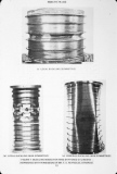 buckled externally pressurized ring-stiffened cylindrical shells