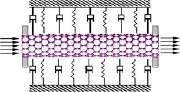 flow-conveying nanotube embedded in a viscoelastic medium