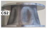 Buckling of a steel conical shell subjected to uniform laterial pressure