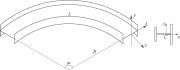 Thin-walled curved beam with 