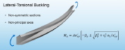 Lateral-torsional buckling of lipped channel beam under uniform bending