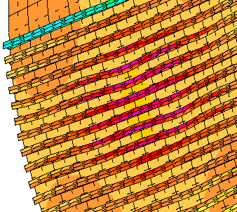 zoomed view of 3D projection of STAGS buckling analysis