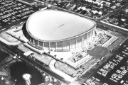 Arizona Veterans Memorial Coliseum, Phoenix, Arizona, 1965, by architect Lester Mahoney