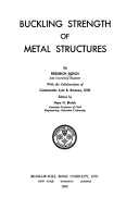 Friedrich Bleich, Buckling strength of metal structures, McGraw-Hill, 1952, 508 pages