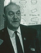 Professor Arnold Sergeevitch Volmir (1910-1986) delivering the keynote lecture at a conference on Plates & Shells, 1969