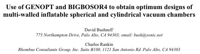 EXAMPLE 8, Slide 1: Optimization of double-walled spherical and cylindrical 