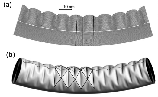 Rippling of Multi-Walled NanoTube under bending