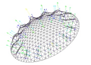 Buckling of a parabolic grid shell