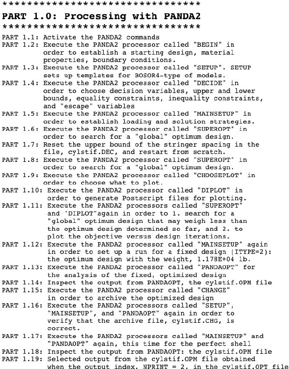 Slide 2 of 4: Summary of a typical PANDA2 run stream