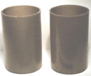 Spun cast sandwich cylindrical shells for testing under uniform axial compresssion