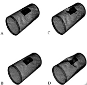 Transient unstable buckling response of a 0.04-inch-thick shell with a 3.0-inch-long crack under axial compression